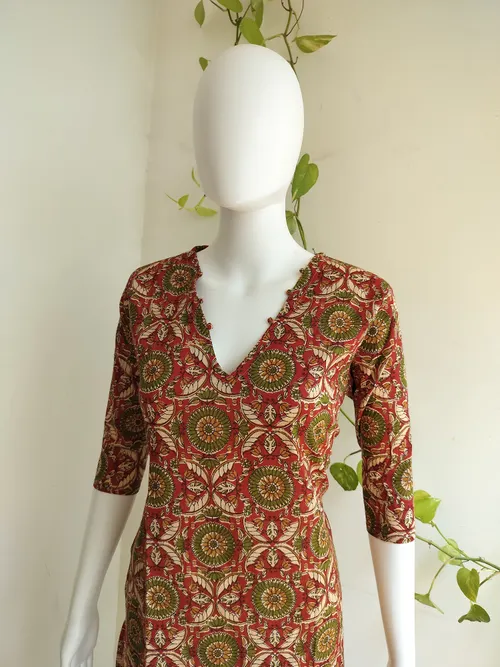 Cotton Flex Kurti - Kalamkari print 3
